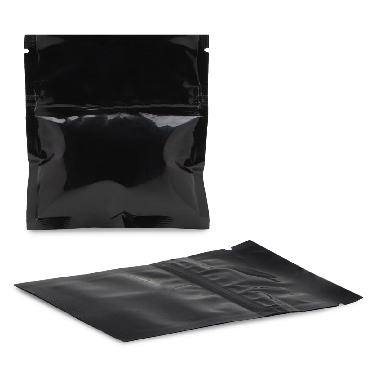 2130_UltraWhite_Stand_Up_pouches_4 Black Child Resistant 3.75×4 (1 Gram) – 100 Pack