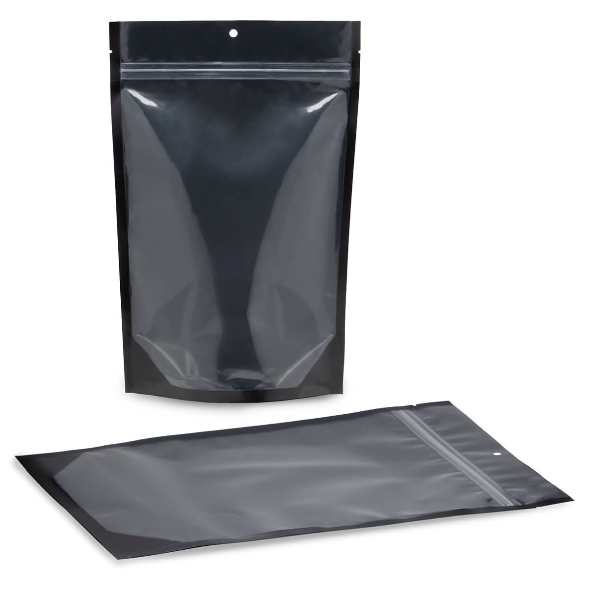 7 x 12 Clear Stand Up Pouches with Zip Lock 16oz - 250 Count