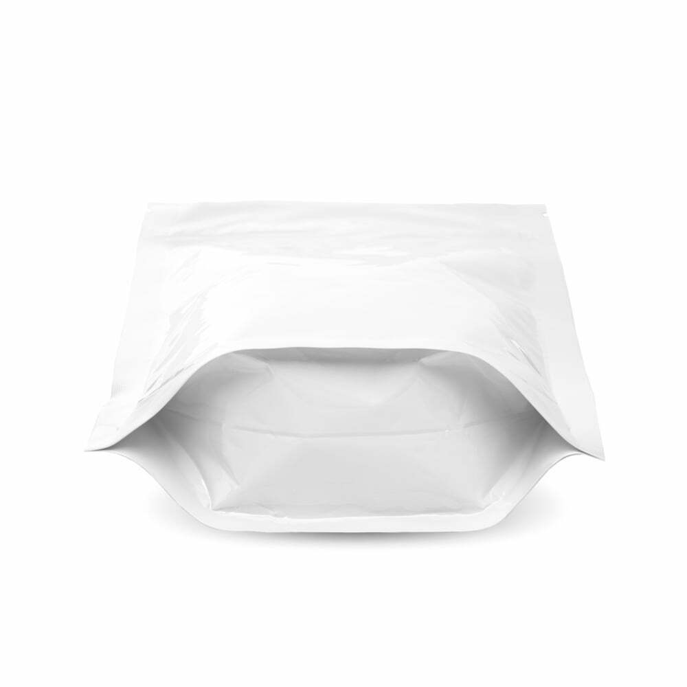 1 Ounce (28g) Child Resistant Mylar Bags White Backed