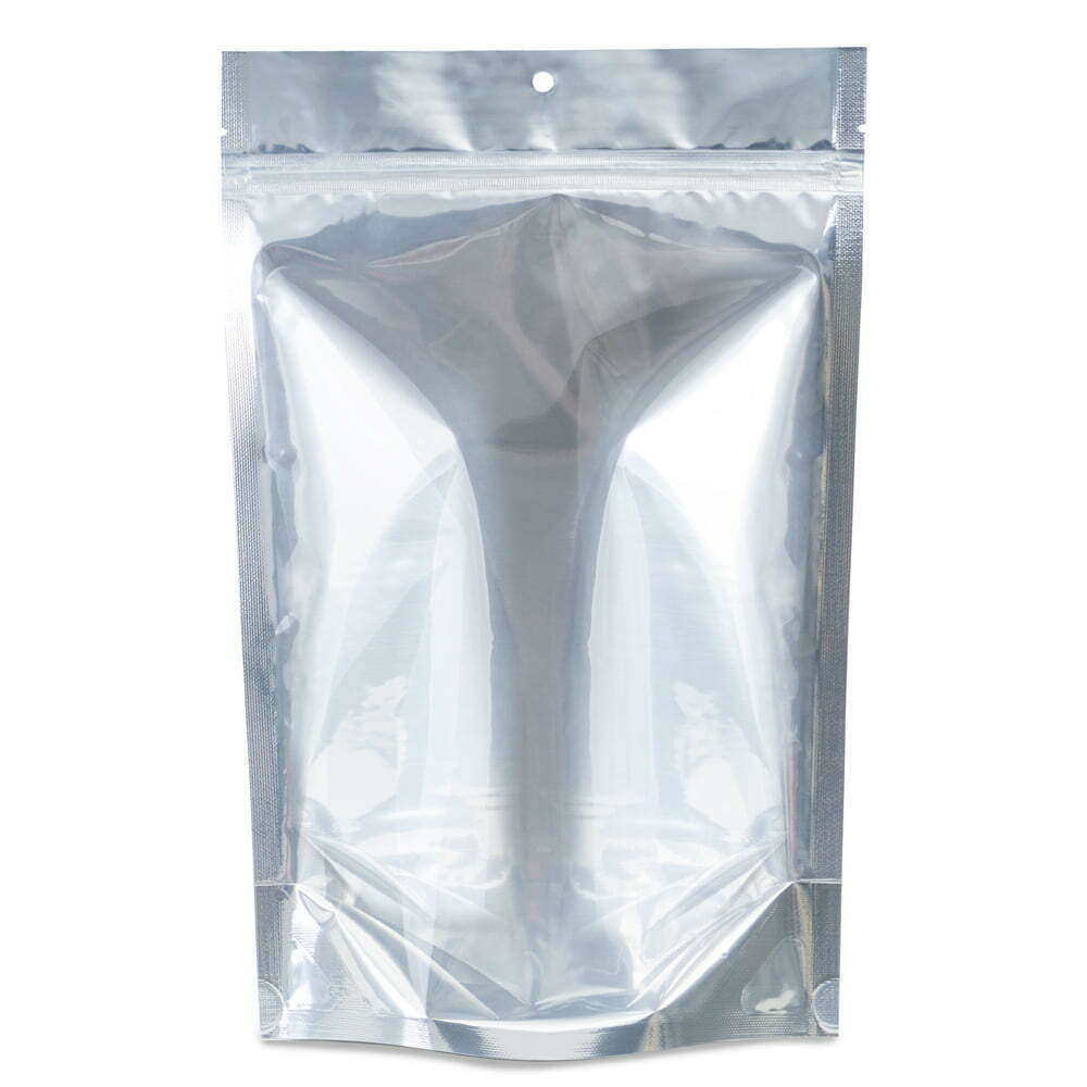 Clear 7.5X11.5X3.5 Stand Up Zip Lock Pouches