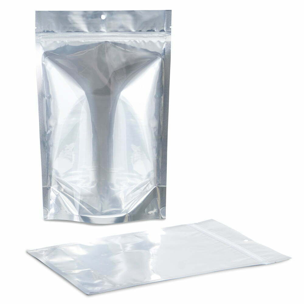 1 Gallon Resealable Smell-Proof Mylar Foil Bags Zip Lock Pounch Food  Storage Bag