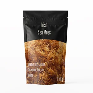 Custom Sea Moss Packaging - | #1 Best Sea Moss Pouches Today