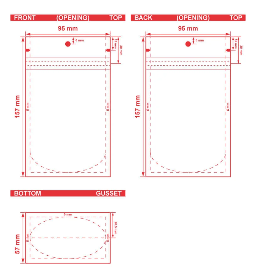 Color-Backed-Zipper-Stand-Up-Pouch-3.75-X-6.187-X-2.25-Dielines Color Backed Zipper Stand Up Pouch 3.75 X 6.187 X 2.25 Dielines Color Backed Zipper Stand Pouch 3 3/4x6 3/16x2 1/4 Dieline
