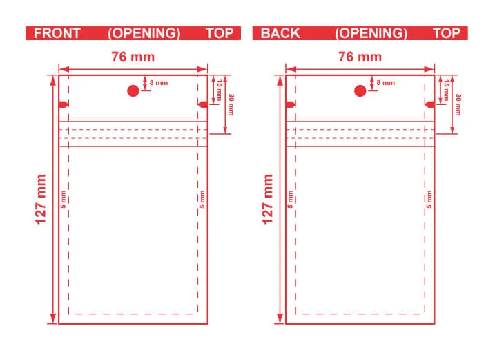 Custom-Printed-Flat-Pouch-3x5-Dielines Custom Printed Flat Pouch 3x5 Dielines Custom Printed Flat Pouch 3x5 Dieline