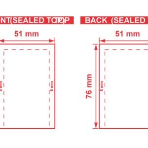 Metallized 3 Seal Open End Flat Barrier Pouches 2x3 S 18136 Dielines 10 Mistakes to Avoid When Creating Packaging Dielines