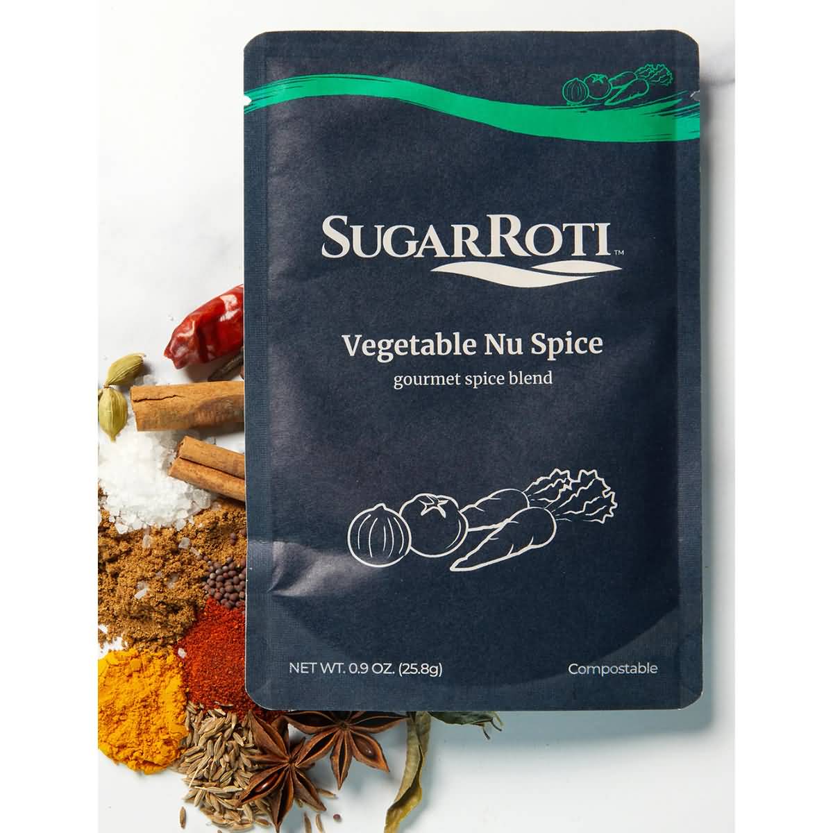 Sugar Roti Spice Packaging