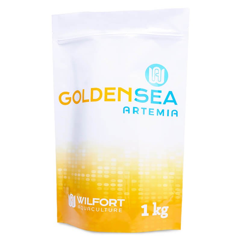Fish fertilizer for plants packaging goldensea artemia 1kg Stand Up Pouch