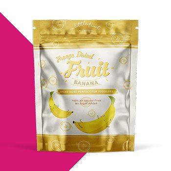 Colorful Design Custom Printed Plastic Banana Chips Packaging Food Bag Dried Fruit Food Packaging