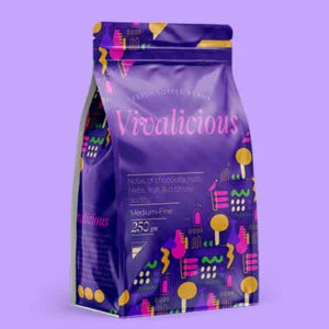 Vivalicious 8 Seal Coffee Bottom Bags Flat Bottom 8 Srdes Seal Coffee Packaging Pouch With Pull Tab Zipper And One-way Valve Flat Bottom Pouch Coffee Pouch