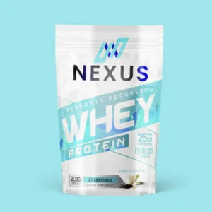 Whey Protein Packaging Stand Up Pouch Zipper Bag Glossy Finish