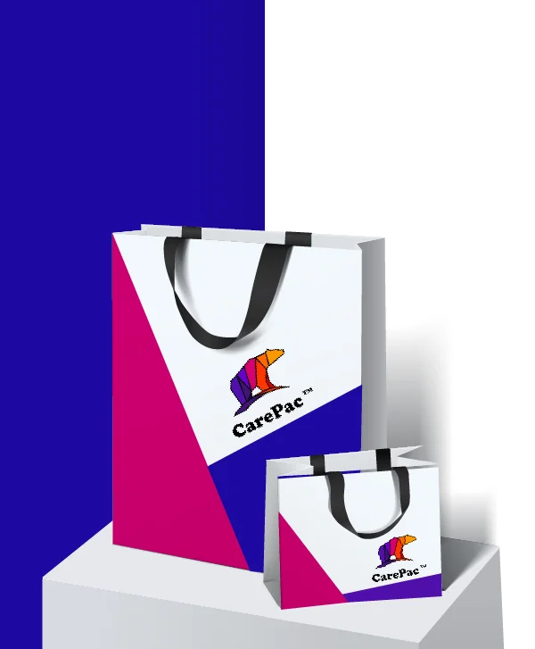 Paper bags carepac Popular Paper Bag Materials