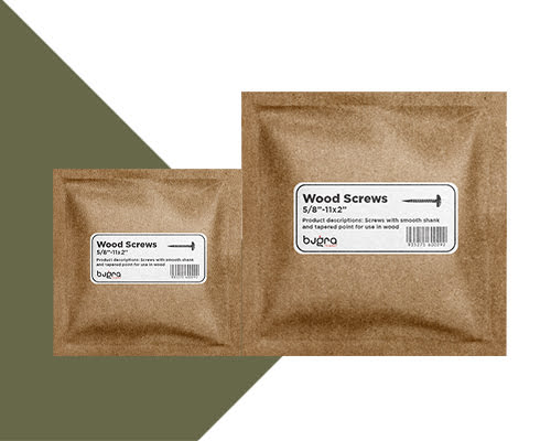 Covalence Coated Products MIL-PRF-121G-Type I Barrier Paper – 4x4 Kraft Heat Bags (QTY 150)