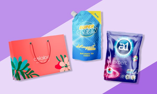 Laundry Detergent Packaging Printed Detergent & Washing Powder Packaging Pouch and Bags