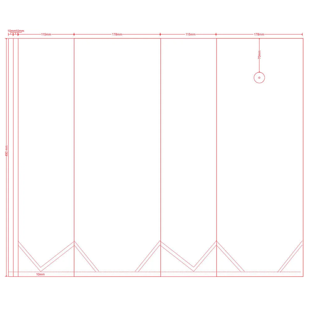 5lb Coffee Bag Dieline 5lb Coffee Bag Dieline