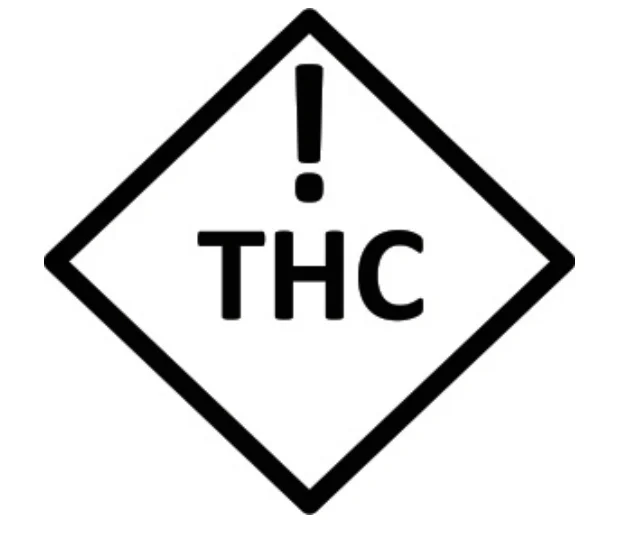 Colorado Black THC Universal Symbols