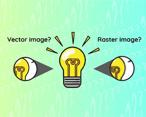 Vector vs. raster images in priting