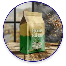 Side gusset bag equipped with a degassing valve, maintaining freshness for coffee products