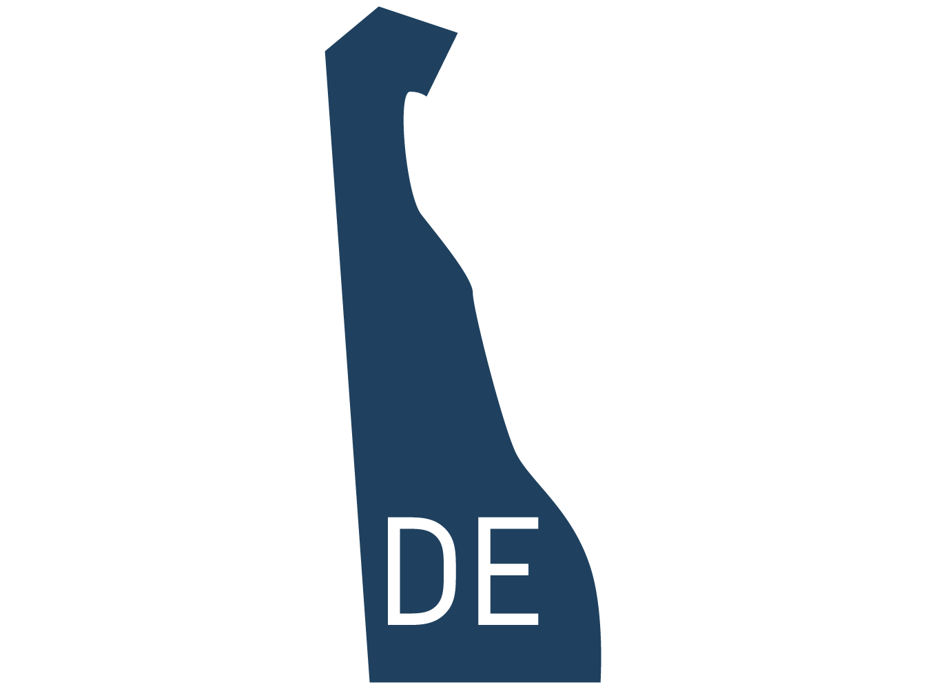 Delaware map Universal Symbols