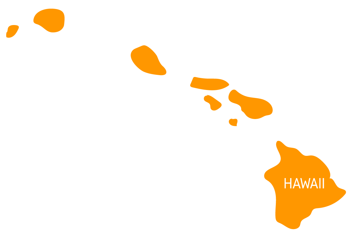 Hawaii map Universal Symbols