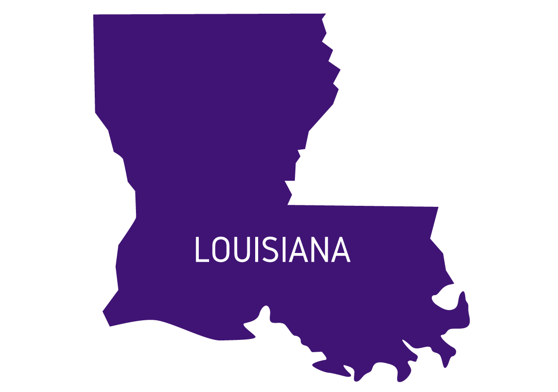 Louisiana map Universal Symbols