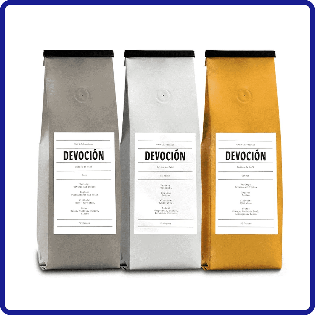 09-devocion-coffee 09 devocion coffee Coffee Bag Design: Ideas, Materials & Examples for Roasters