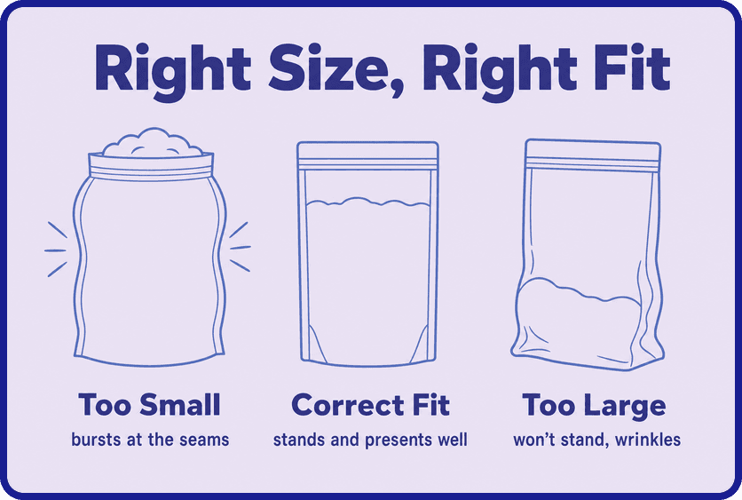 diagram rightfit How to Choose the Right Custom Pouch Configuration